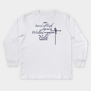 The Sword of Truth Kids Long Sleeve T-Shirt